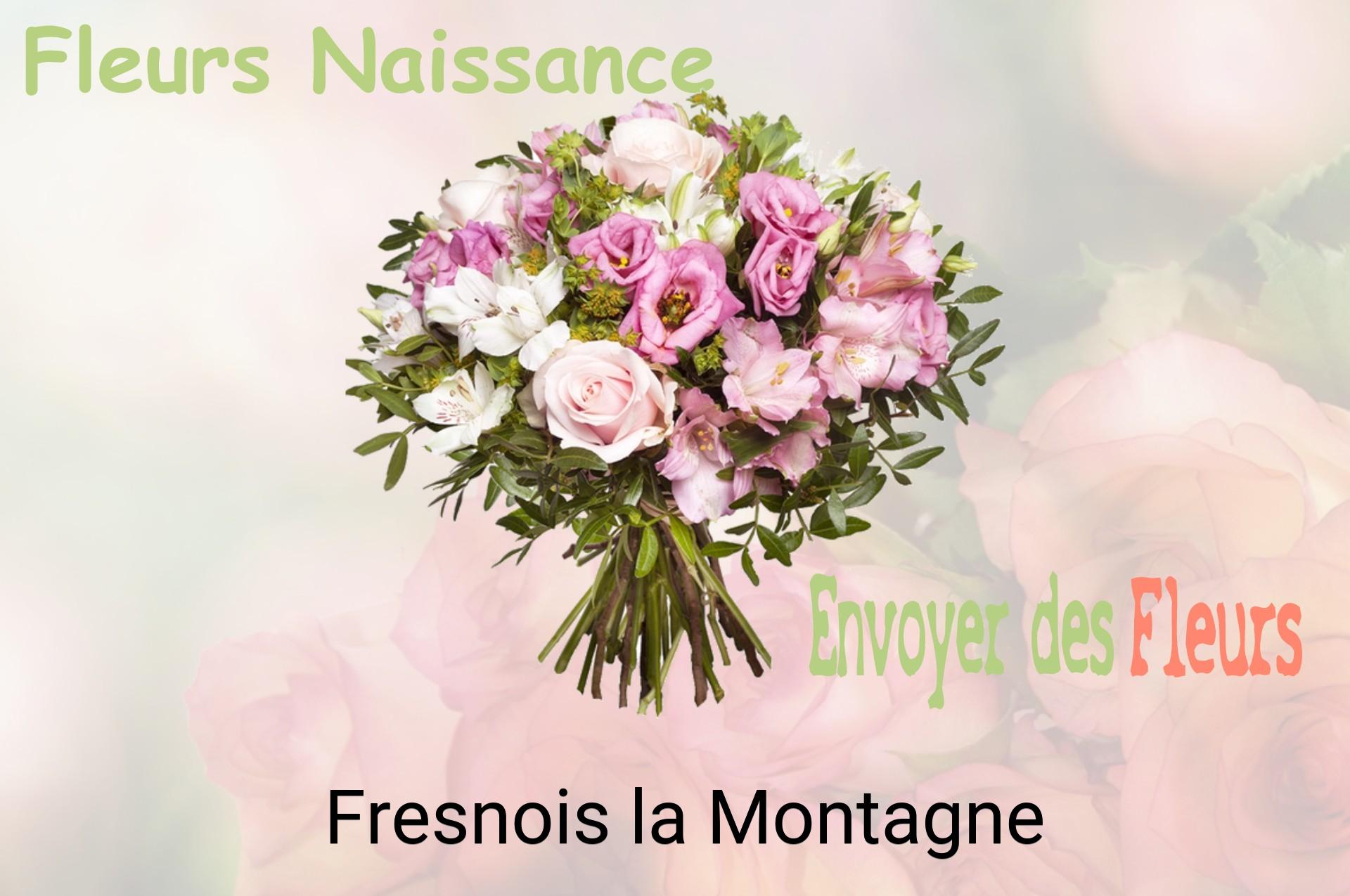 Bouquet de fleurs de naissance livré à Fresnois-la-Montagne